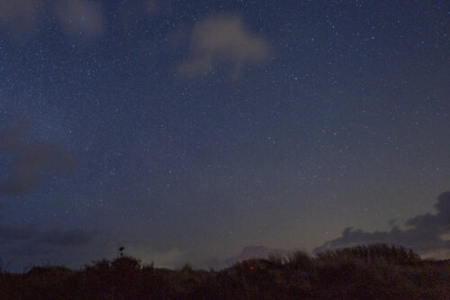 Het oosten 's nachts